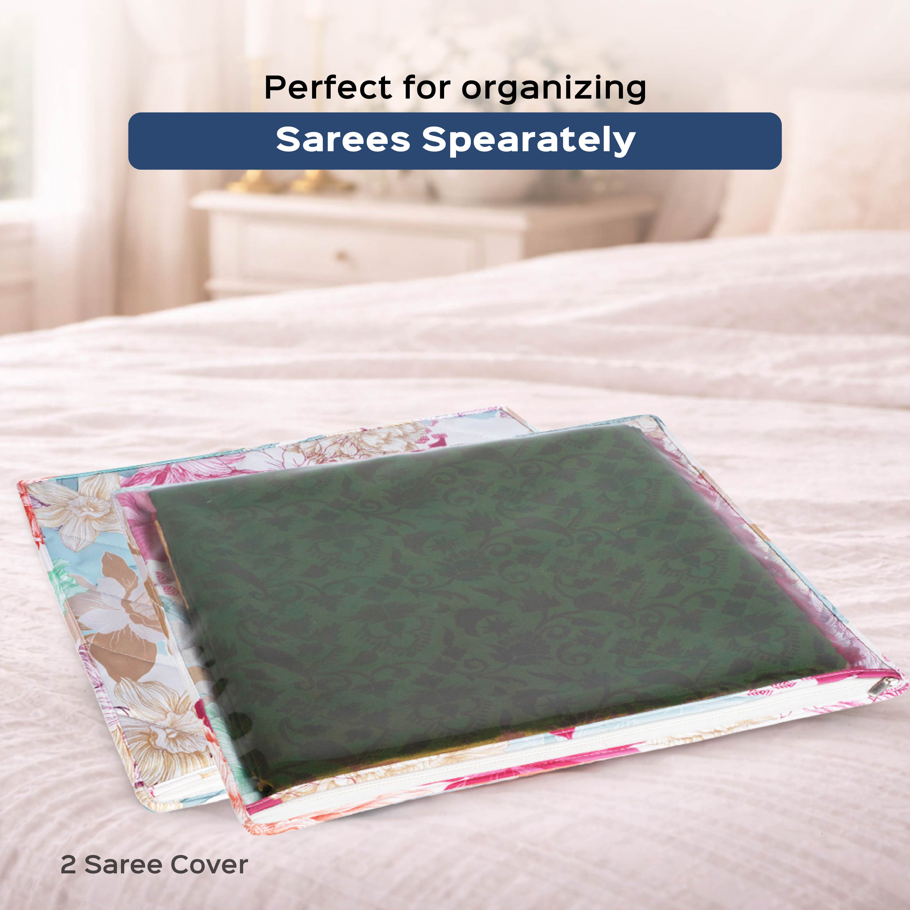 Gulmohar Cloth Organizer Set – 4 Piece Premium Bridal & Wardrobe Storage Combo