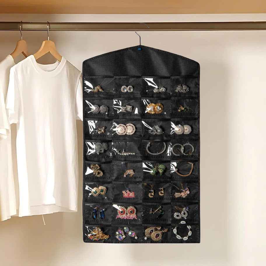 Double Sided Hanging Jewellery Organizer | Pack of 2
