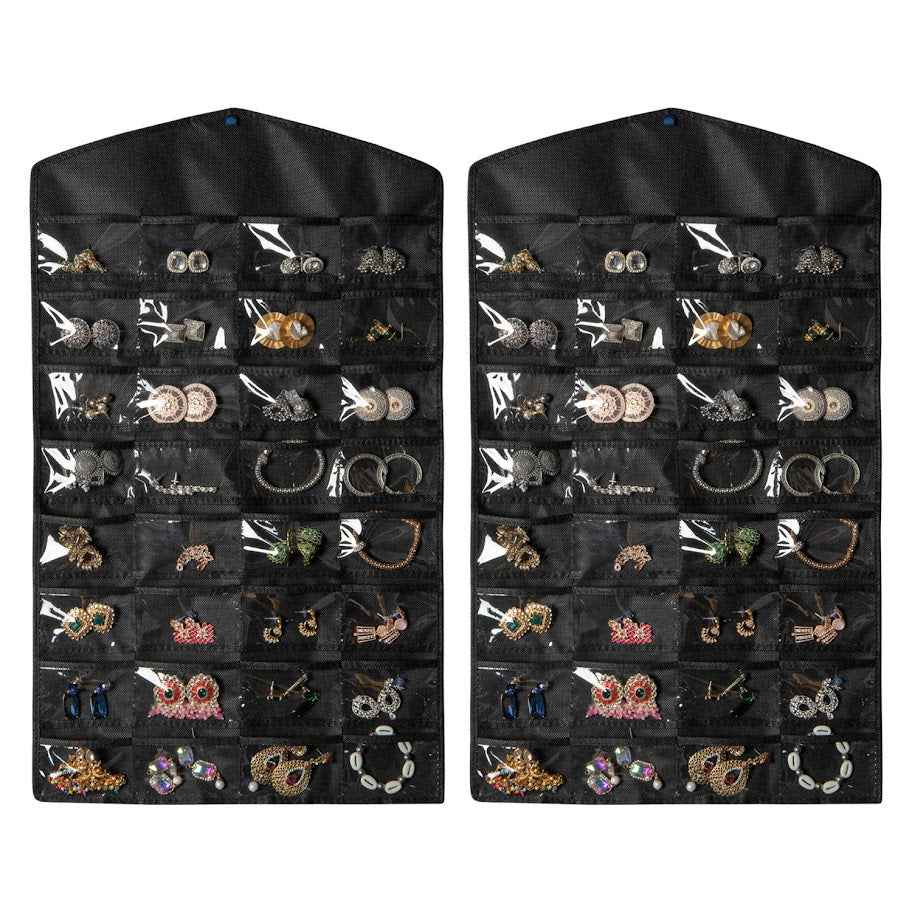 Double Sided Hanging Jewellery Organizer | Pack of 2