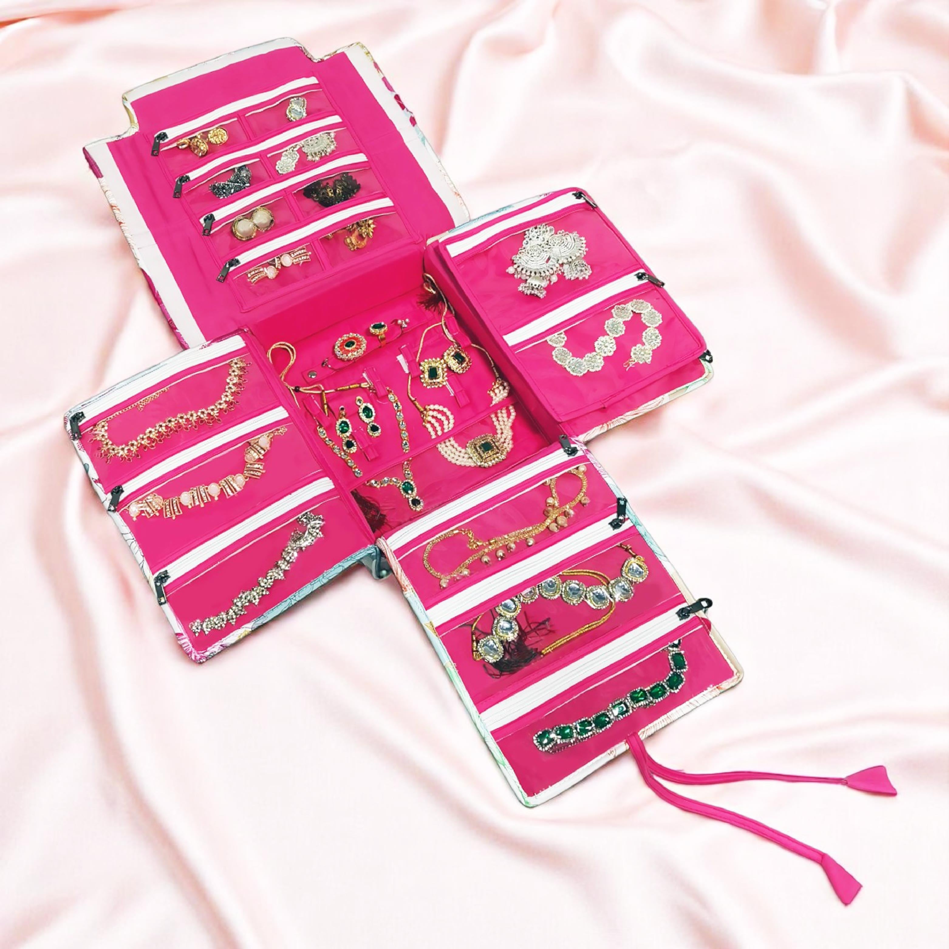 Gulmohar Foldable Jewellery & Accessory Organizer