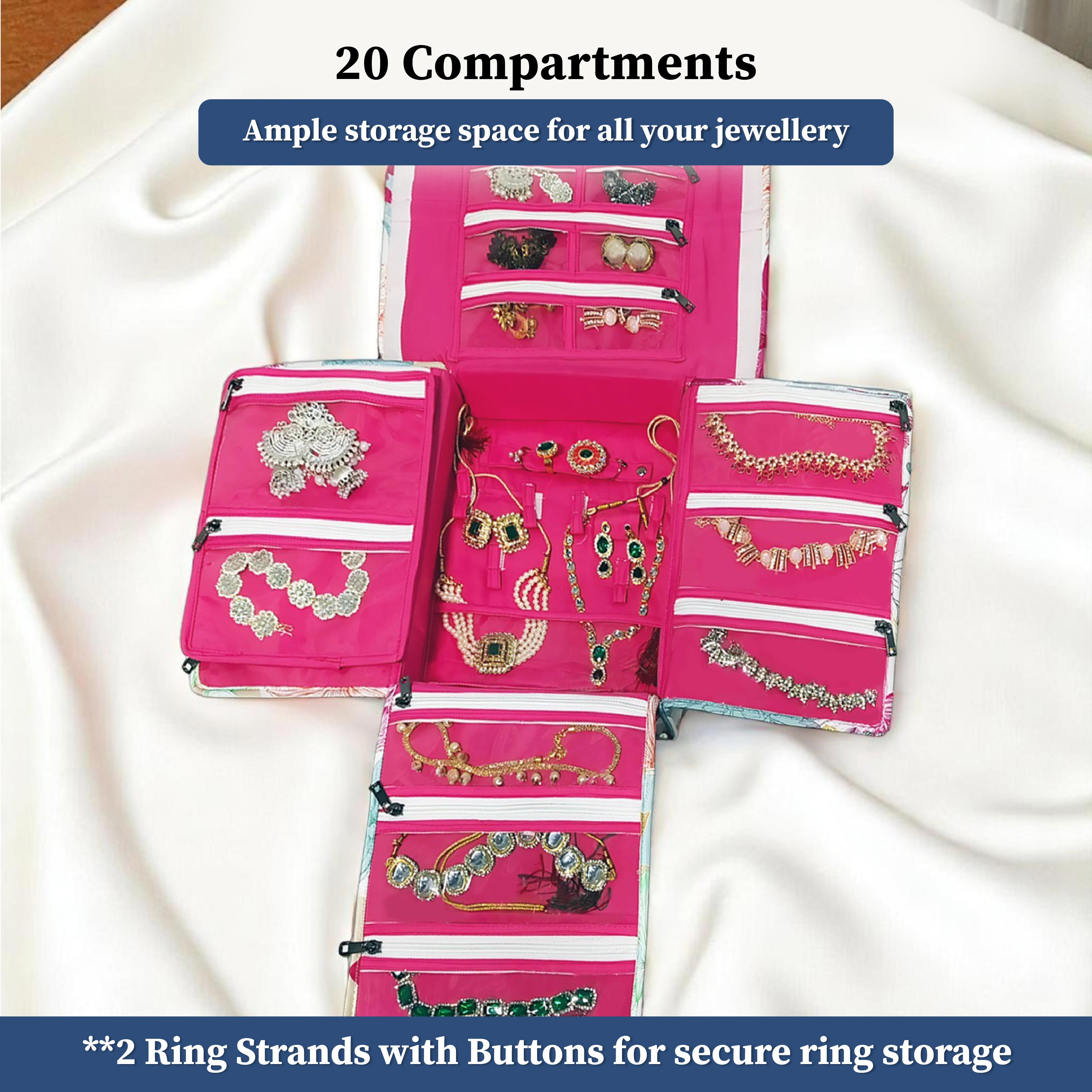 Gulmohar Foldable Jewellery & Accessory Organizer