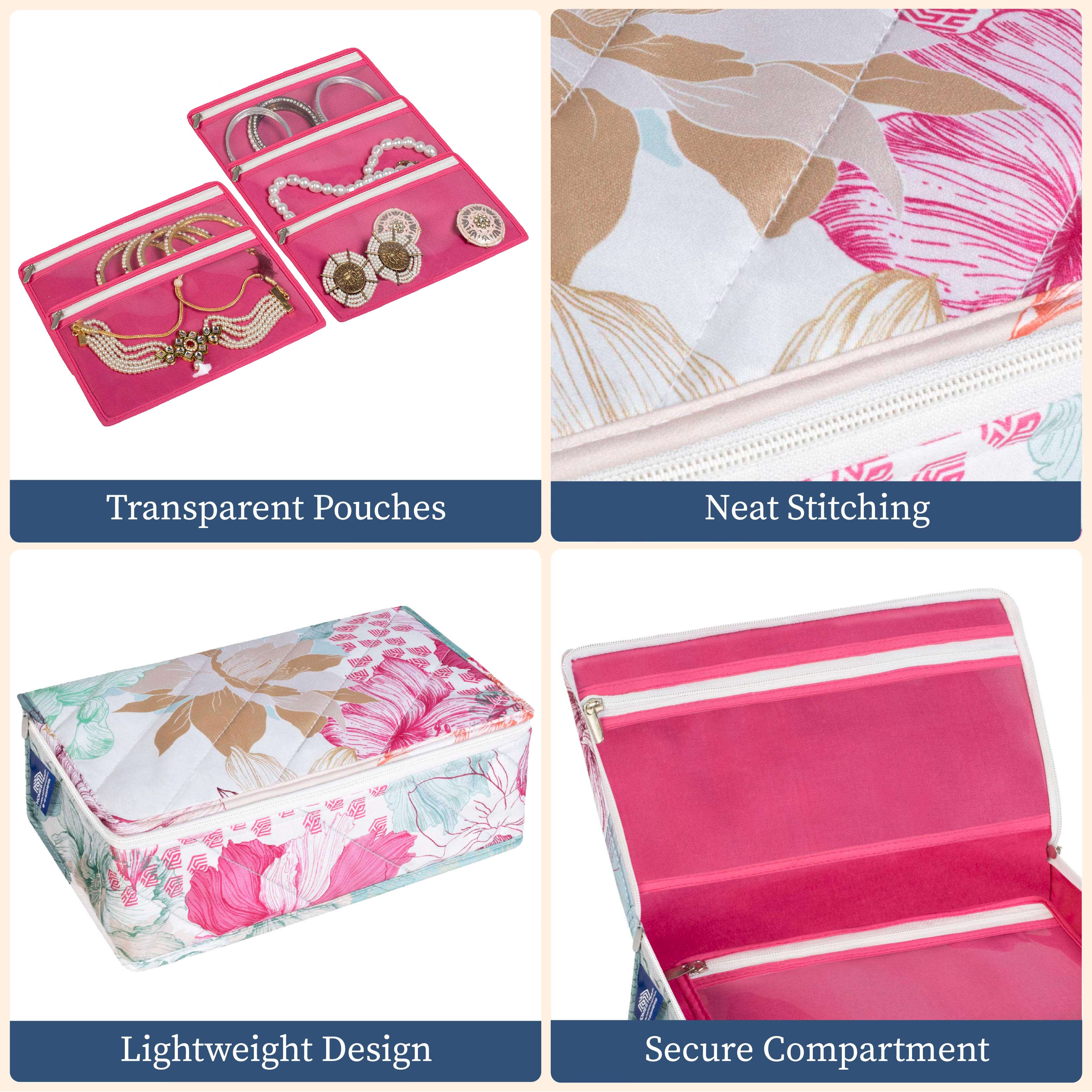 Gulmohar Jewellery Pouch