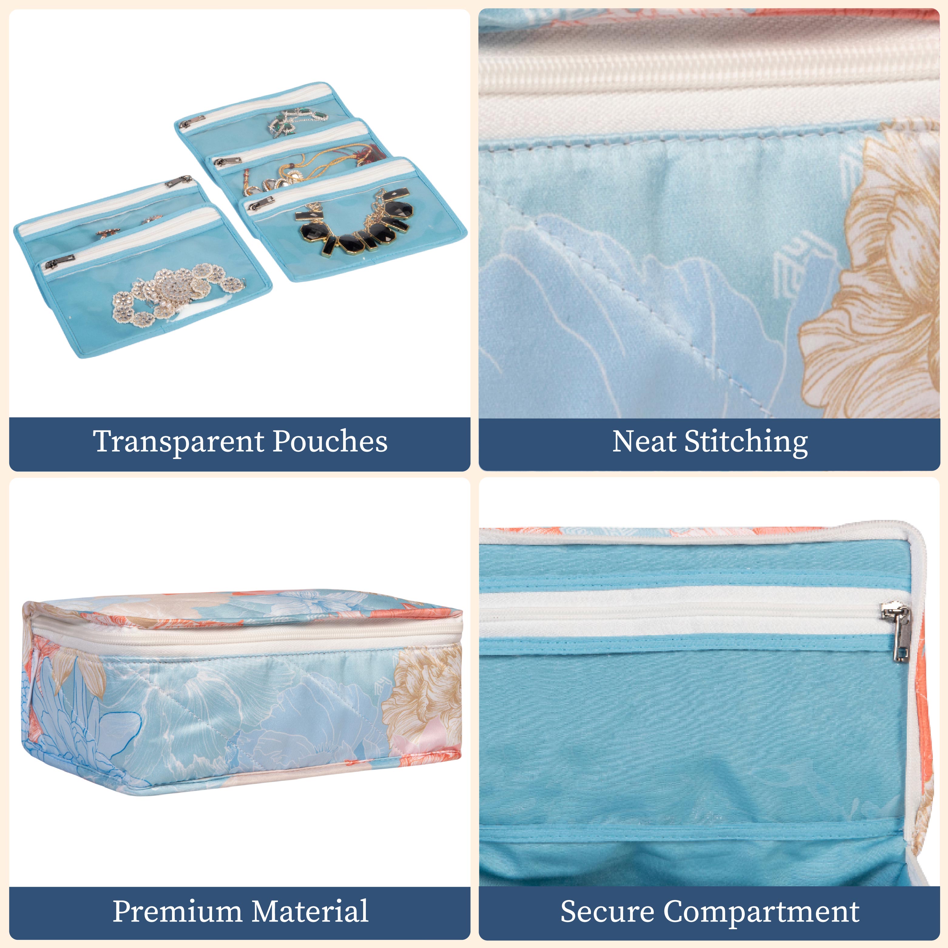 Gulmohar Jewellery Pouch