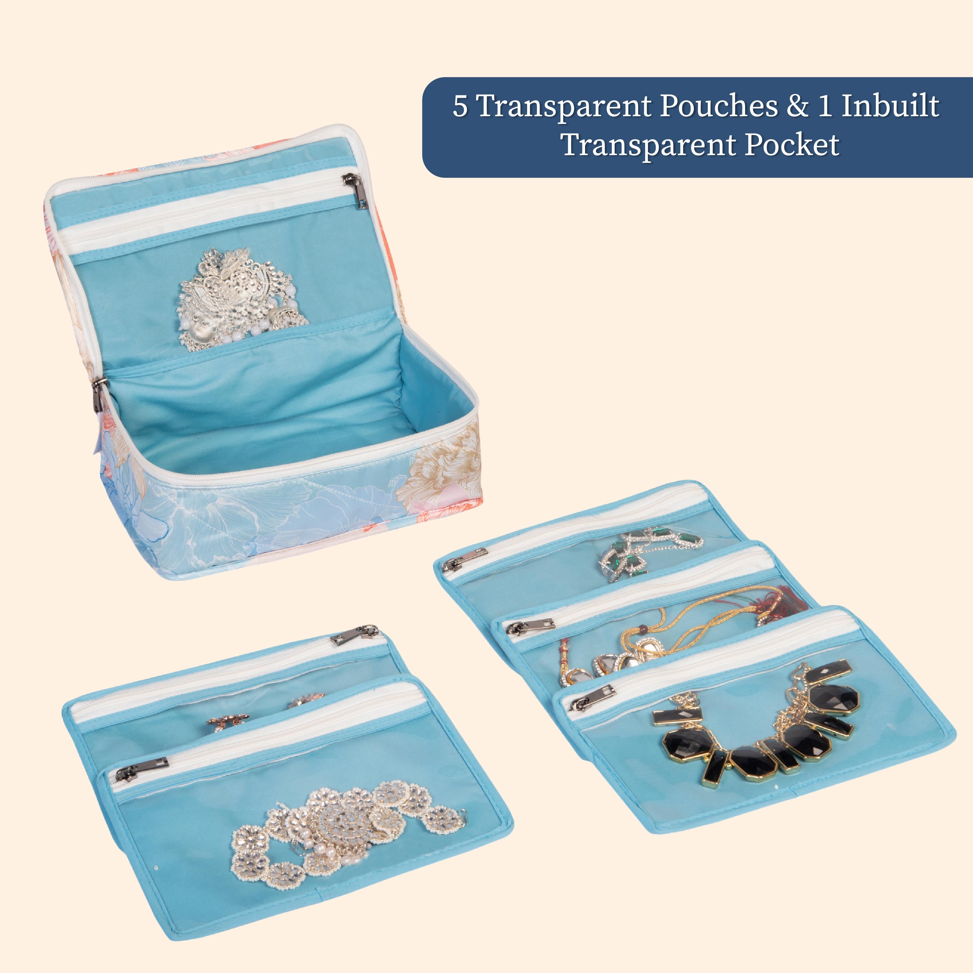Gulmohar Jewellery Pouch