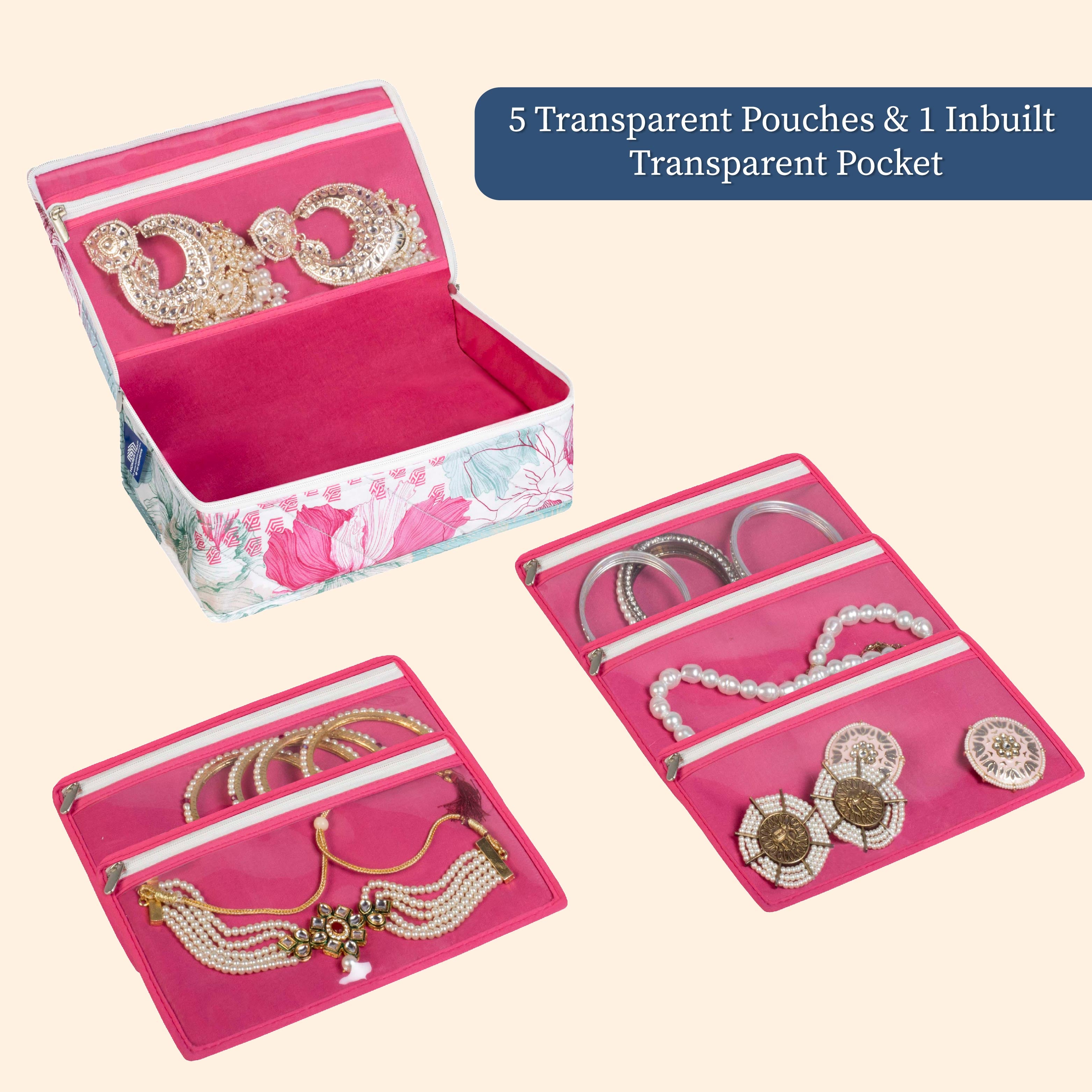 Gulmohar Jewellery Pouch