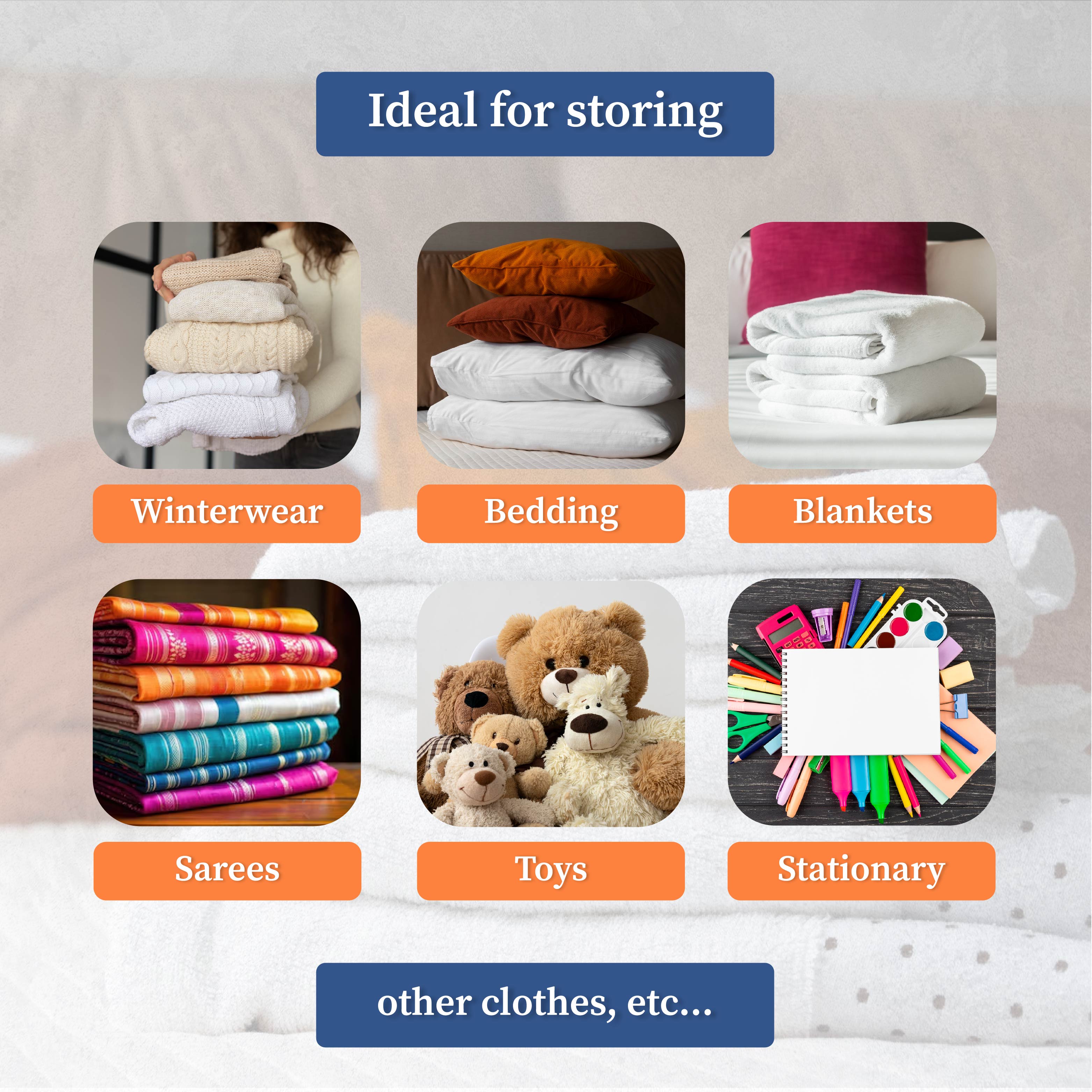 Jumbo Underbed Storage Bag