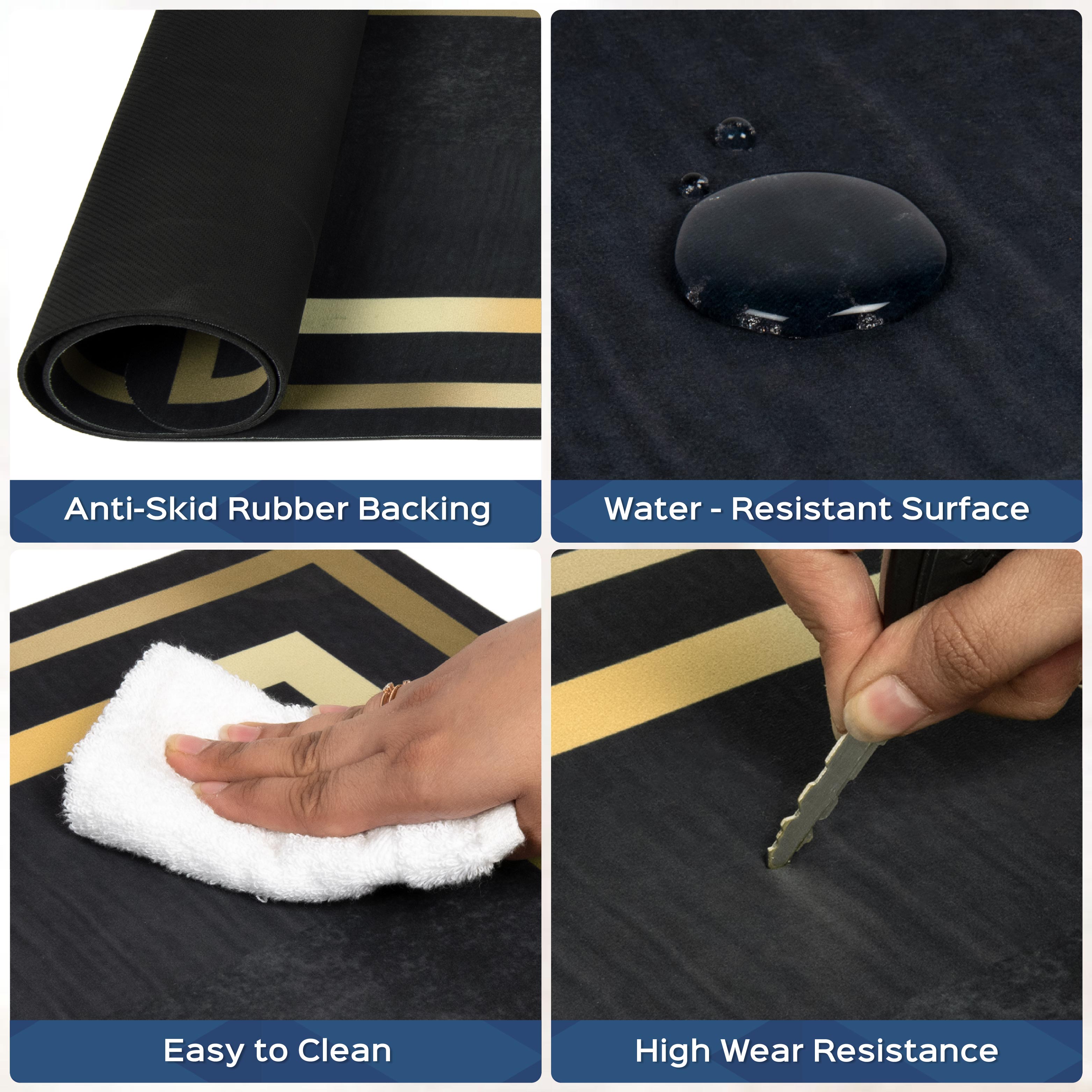 Absorbent Anti Skid Kitchen Floor Mat Set of 2