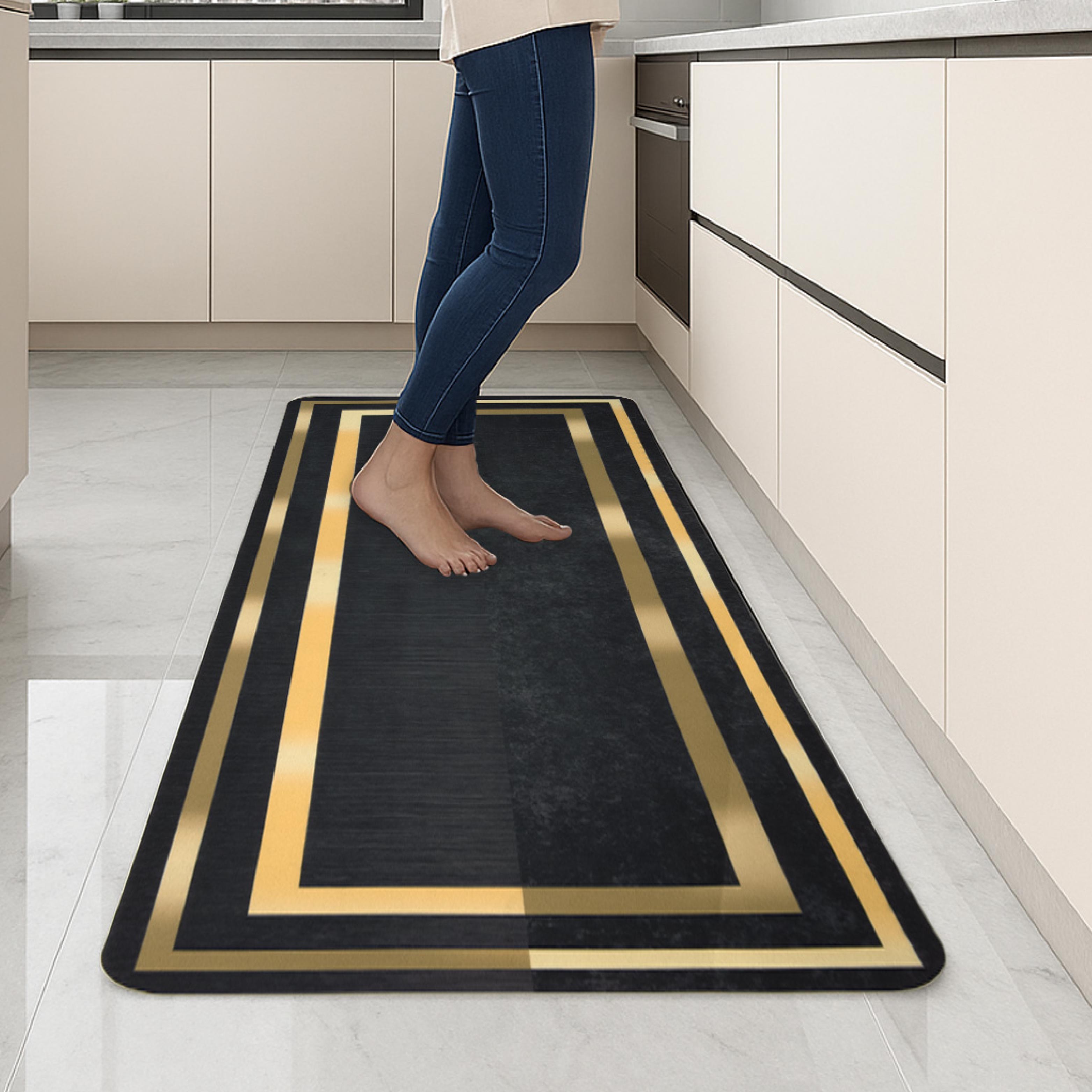 Absorbent Anti Skid Kitchen Floor Mat Set of 2