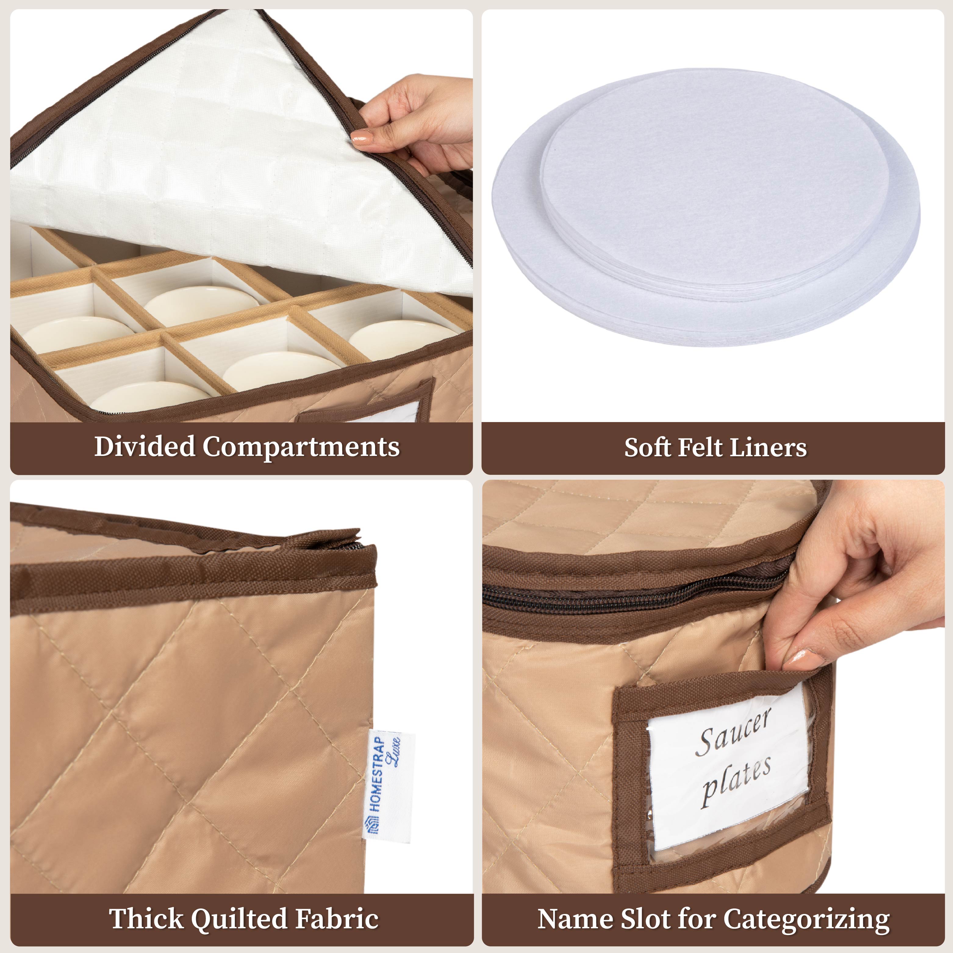 Luxe Parachute Fabric Dinnerware