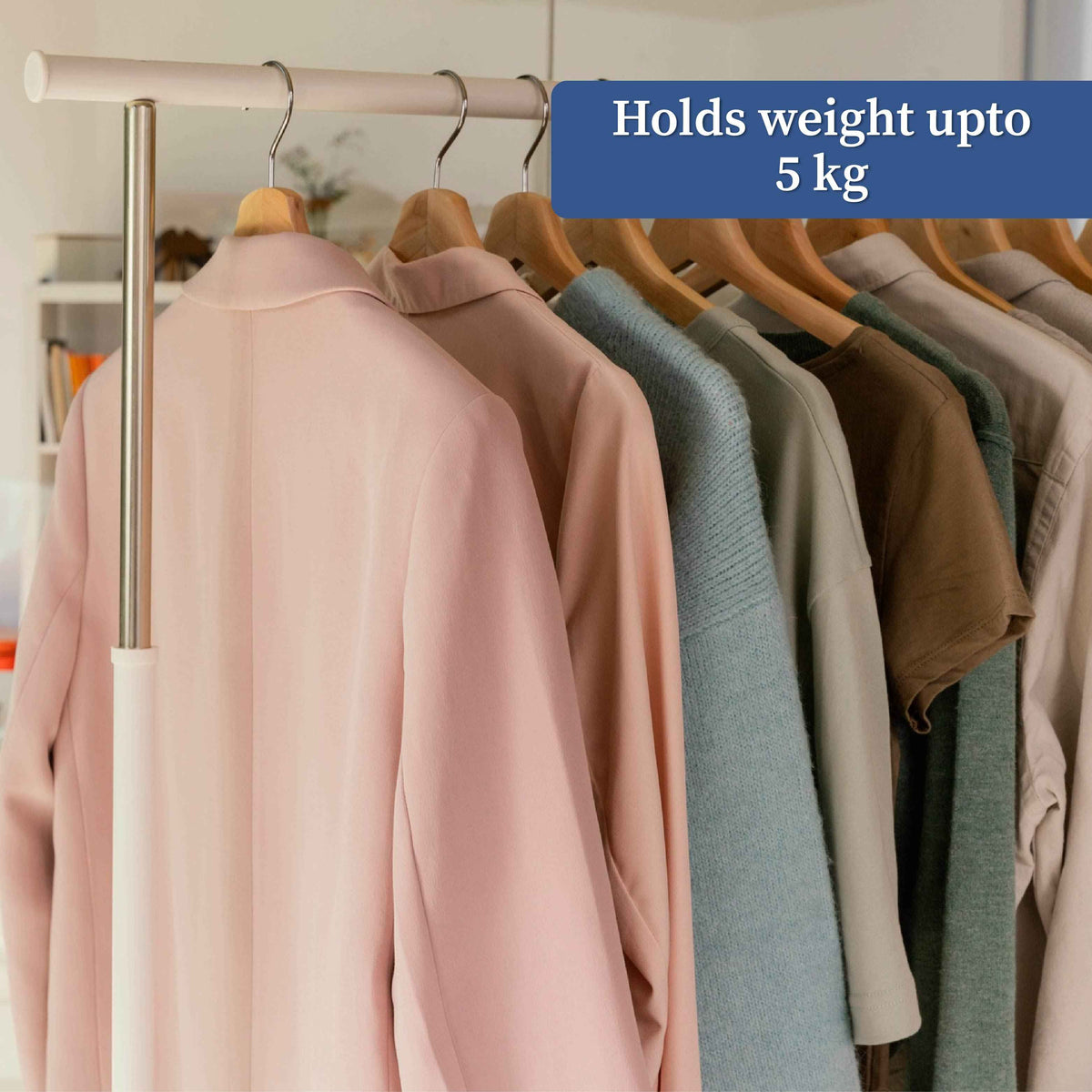 Premium Wooden Hanger | Wooden Round Bar Hanger