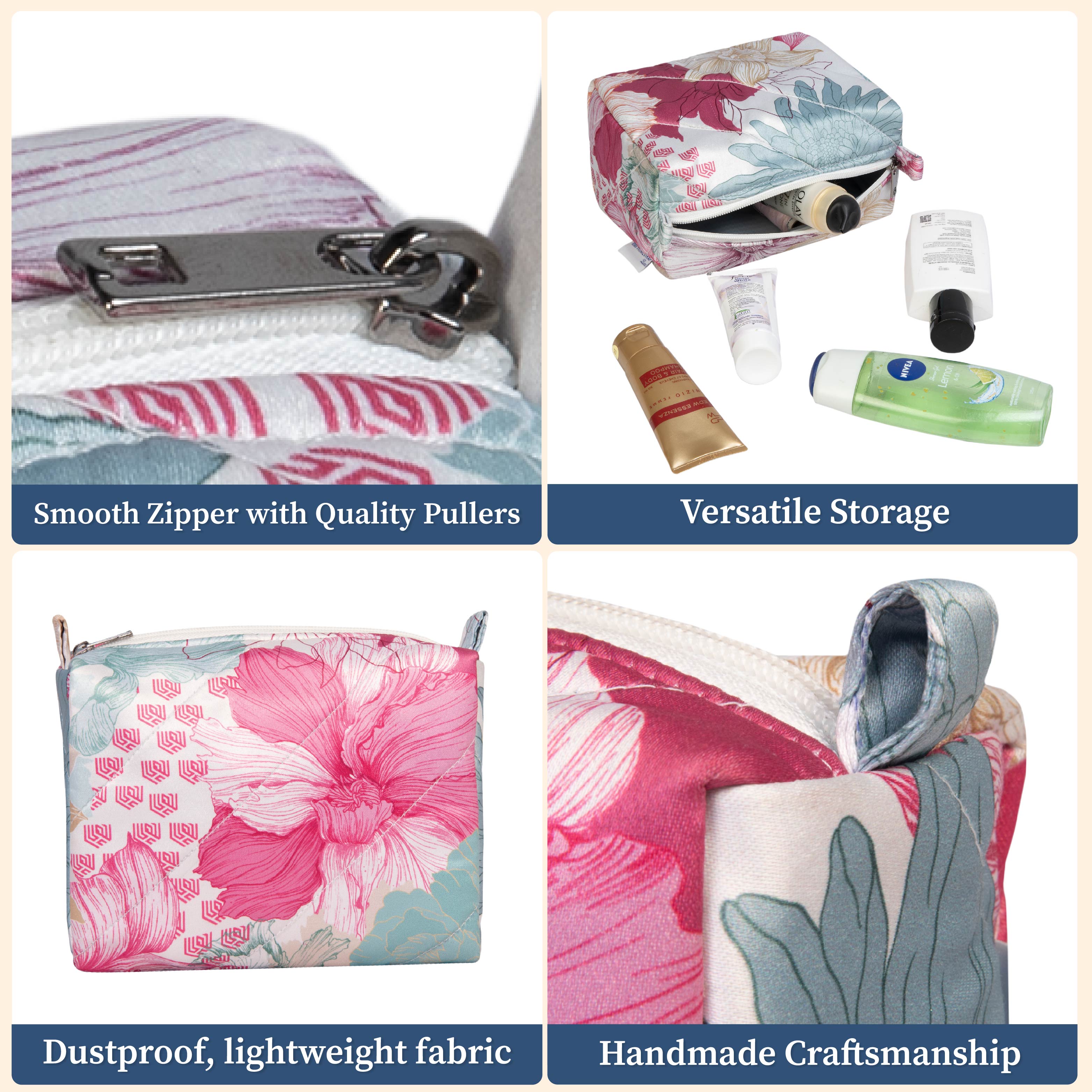 Gulmohar Multipurpose Pouch Organizer|Pack of 2