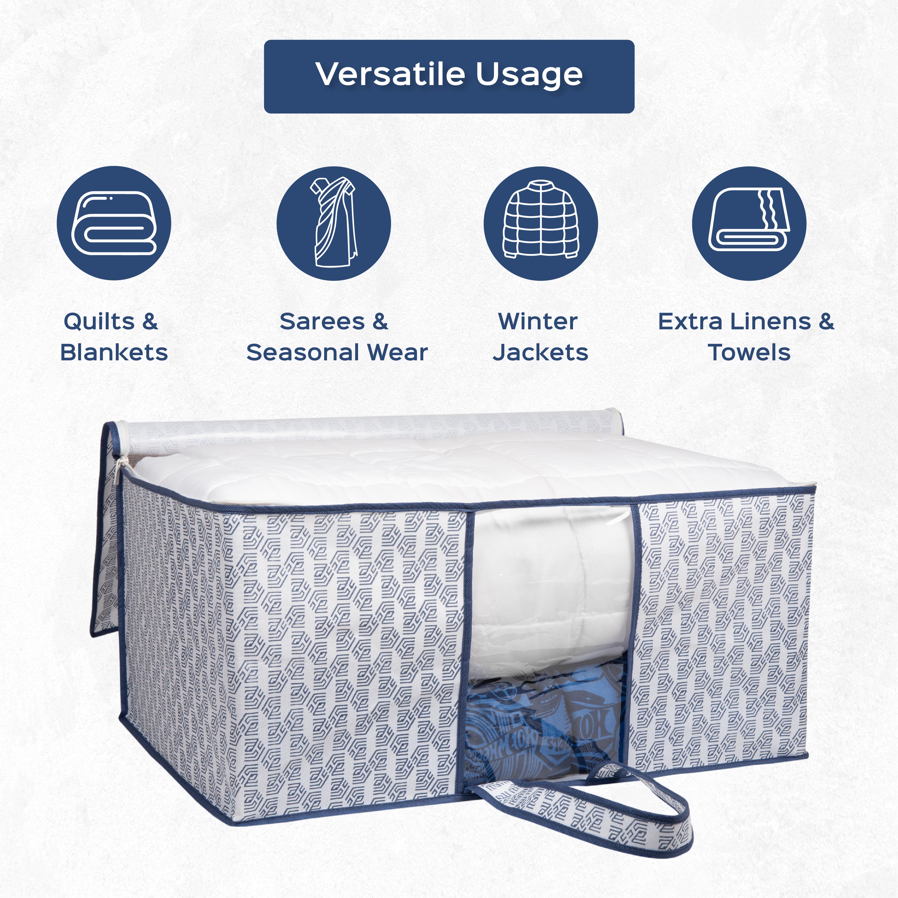 Heavy-Duty Underbed Storage Bag Set of 4