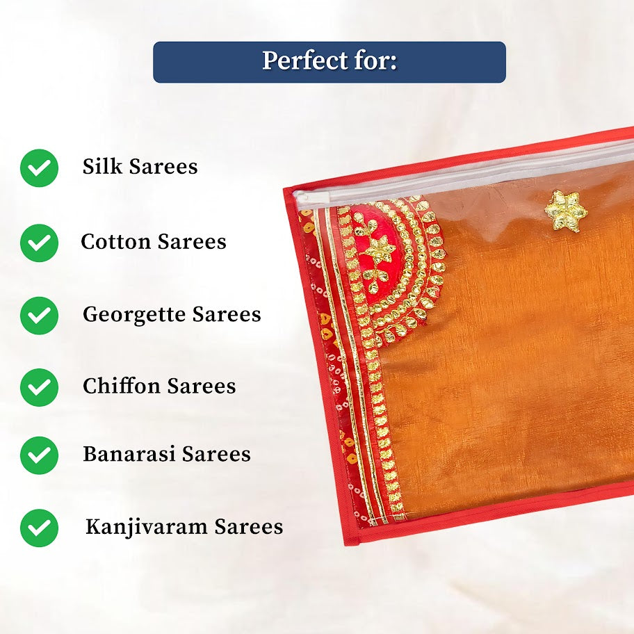 Single Saree Covers | Clothes Storage Bag