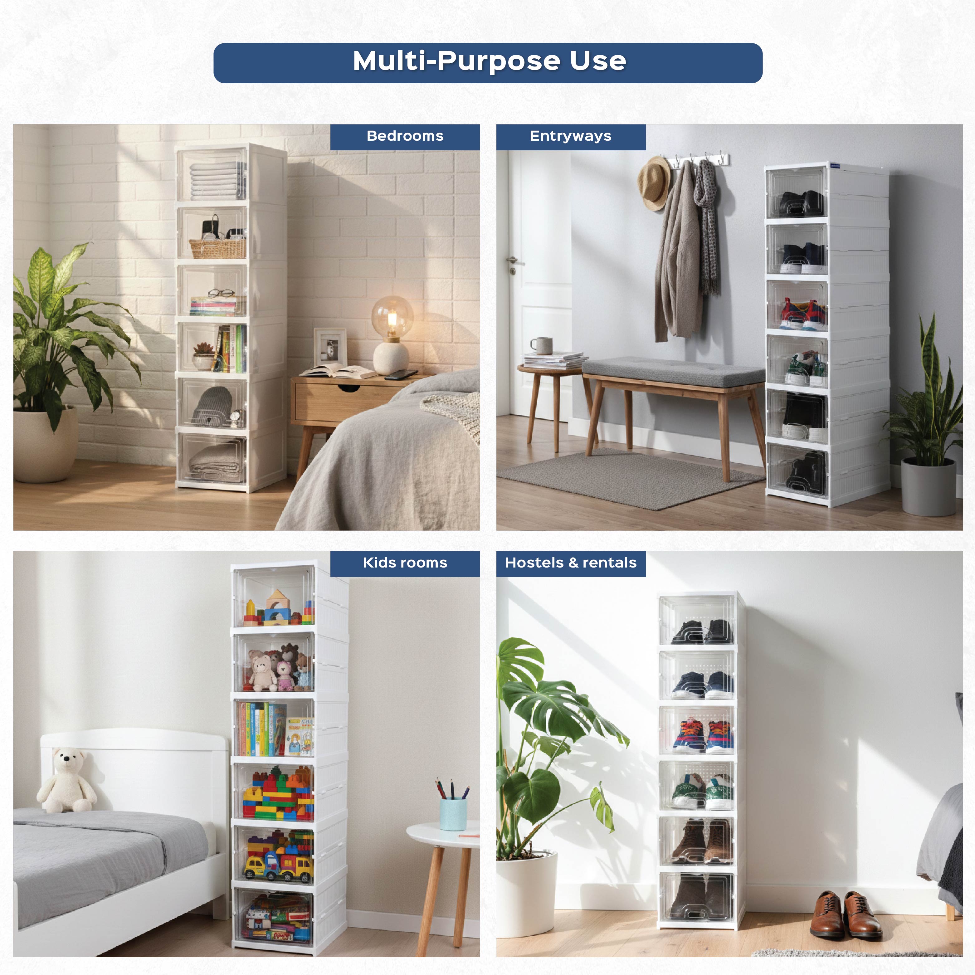 6 Layer Sneaker Pair Box Organizer