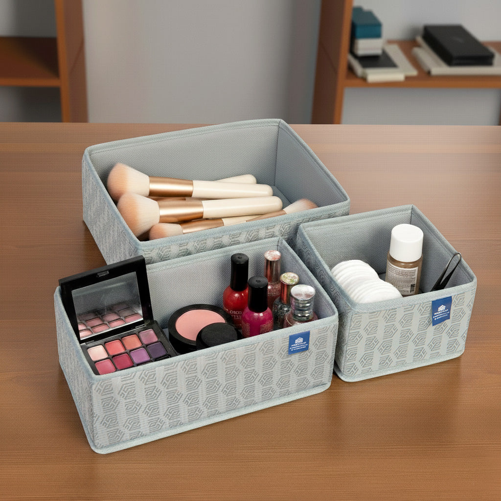 Set of 3 Multipurpose Closet Drawer Organiser