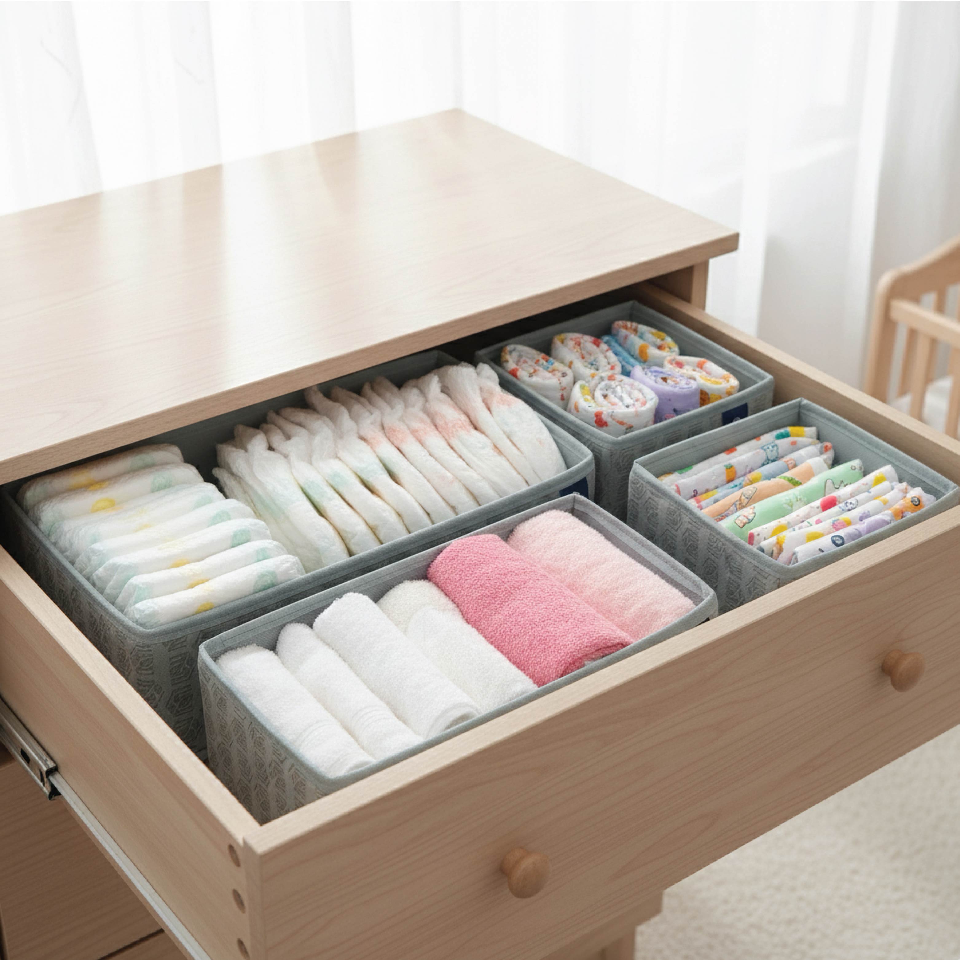 Set of 3 Multipurpose Closet Drawer Organiser
