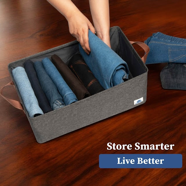 Multipurpose Foldable Storage Basket with Iron Stand