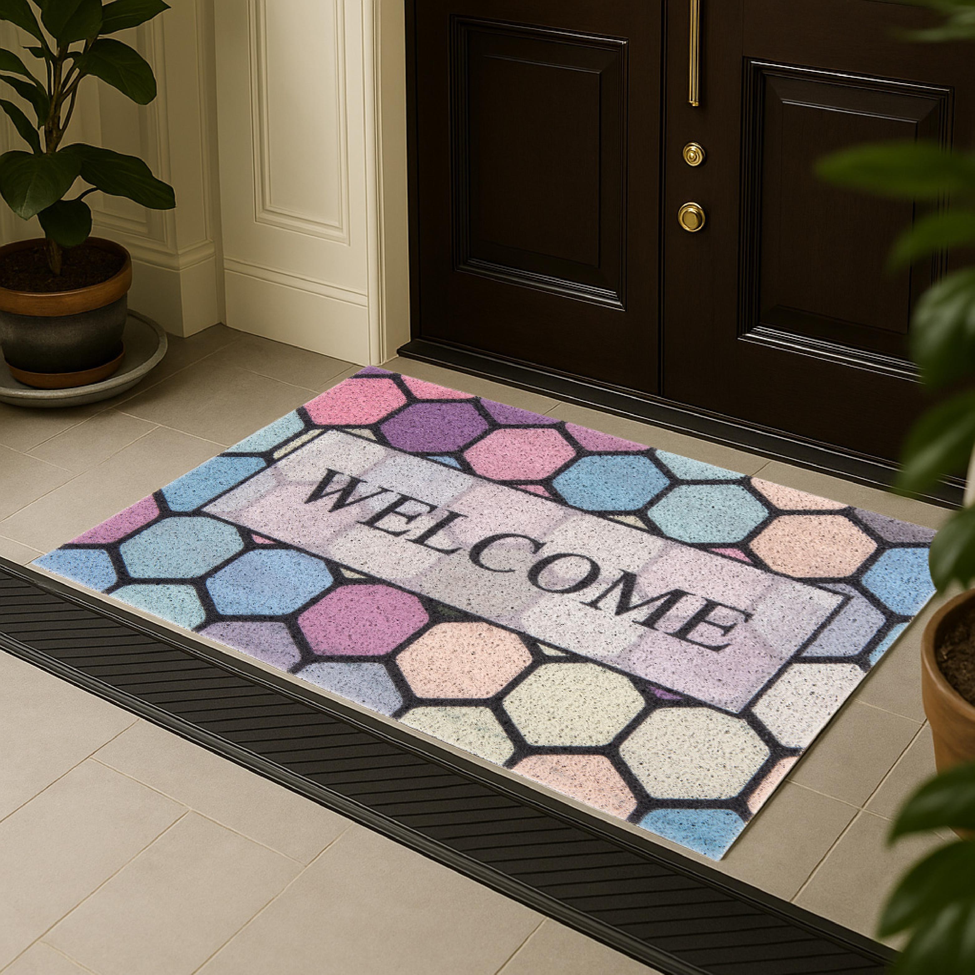 Welcome Door Mat for Home Set of 2