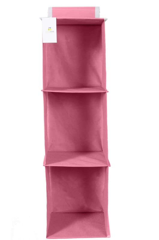 3 Shelf Hanging Organizer | Foldable Wardrobe | Closet Clothes Organizer