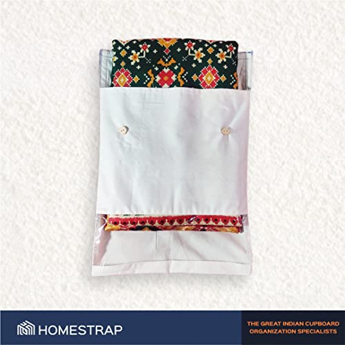 Single White Saree Covers / Clothes Storage Bag