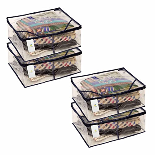 Transparent Plastic Saree Cover for Neat Storage