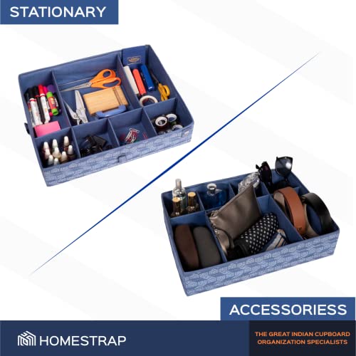 Multipurpose Foldable Drawer Organizer With 7 Compartments