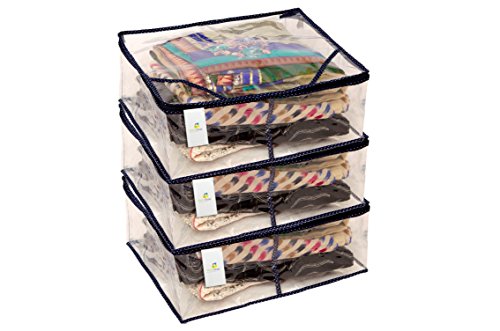 Transparent Plastic Saree Cover for Neat Storage