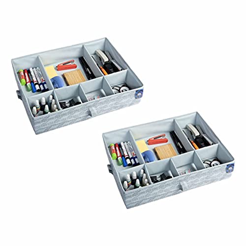 Multipurpose Foldable Drawer Organizer With 7 Compartments