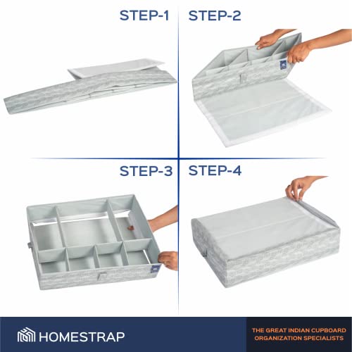 Multipurpose Foldable Drawer Organizer With 7 Compartments