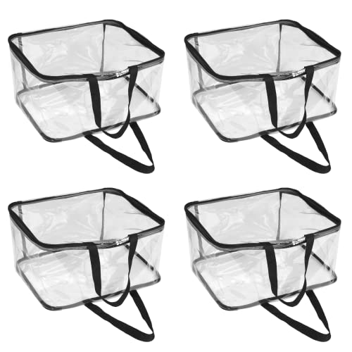 Trasparent Clothes organizer with Handle and Zipper