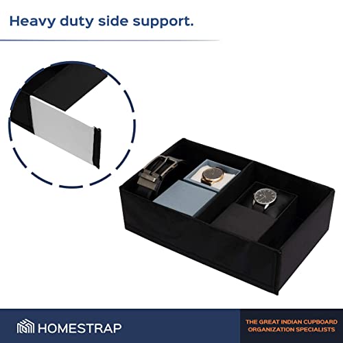 Multipurpose Drawer Organizer With 2 Compartments