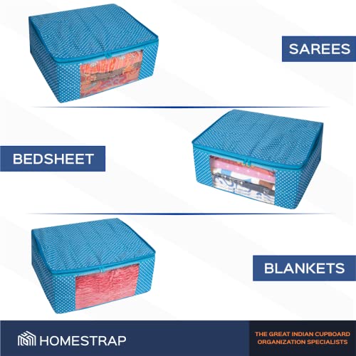 3 layer Cotton Quilted Saree Cover /Clothes Organizer