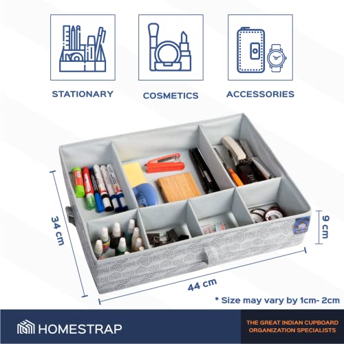 Multipurpose Foldable Drawer Organizer With 7 Compartments