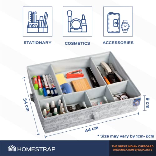 Multipurpose Foldable Drawer Organizer With 7 Compartments