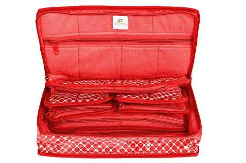 Jewellery Organizer Bag with 8 Pockets