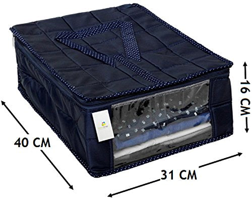 Combo of Parachute Quilted Shirt And Saree Cover | Wardrobe Organizer
