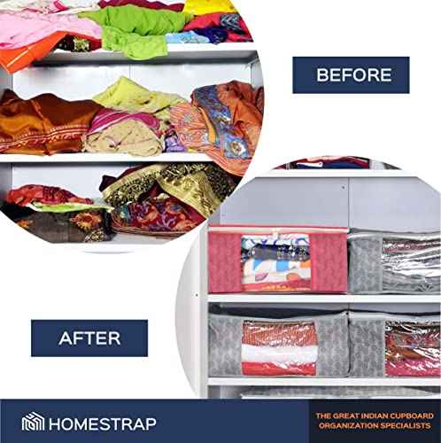 Printed Saree Cover | Clothes Storage Bag