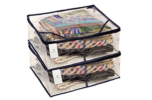 Transparent Plastic Saree Cover for Neat Storage