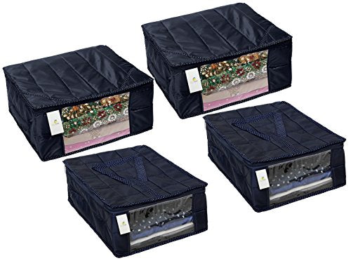 Combo of Parachute Quilted Shirt And Saree Cover | Wardrobe Organizer