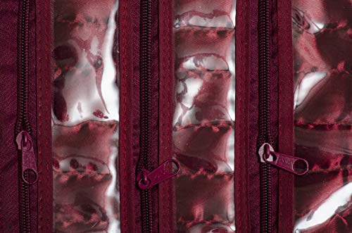 Brocade Jewellery Organizer/Pouch with 12 Pouches