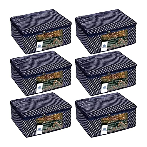 3 layer Cotton Quilted Saree Cover /Clothes Organizer