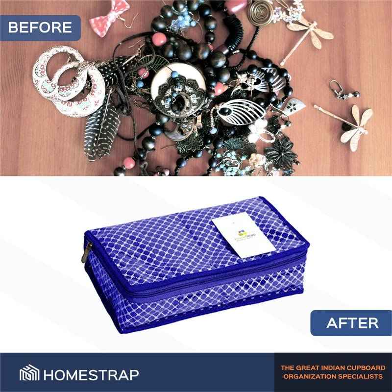 Jewellery Organizer Bag with 8 Pockets