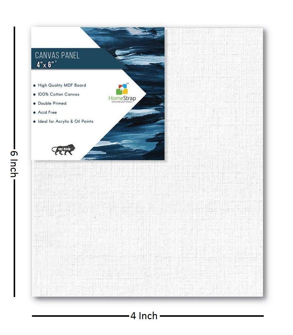 4X6Inch Canvas Board (Pack of 12)