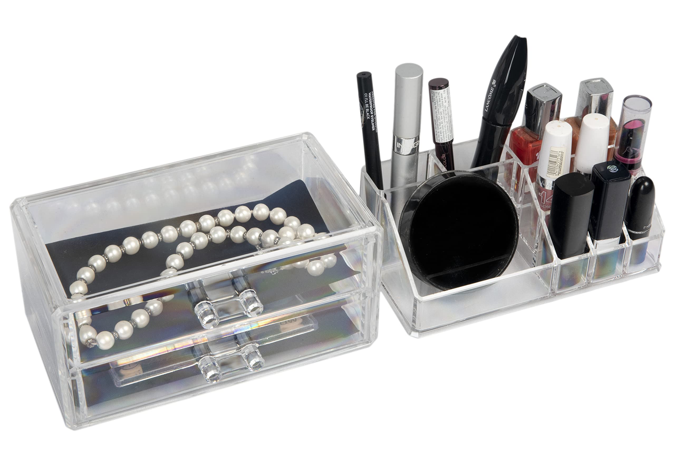 Cosmetic/ Makeup Organizer Storage with 2 Small Drawers