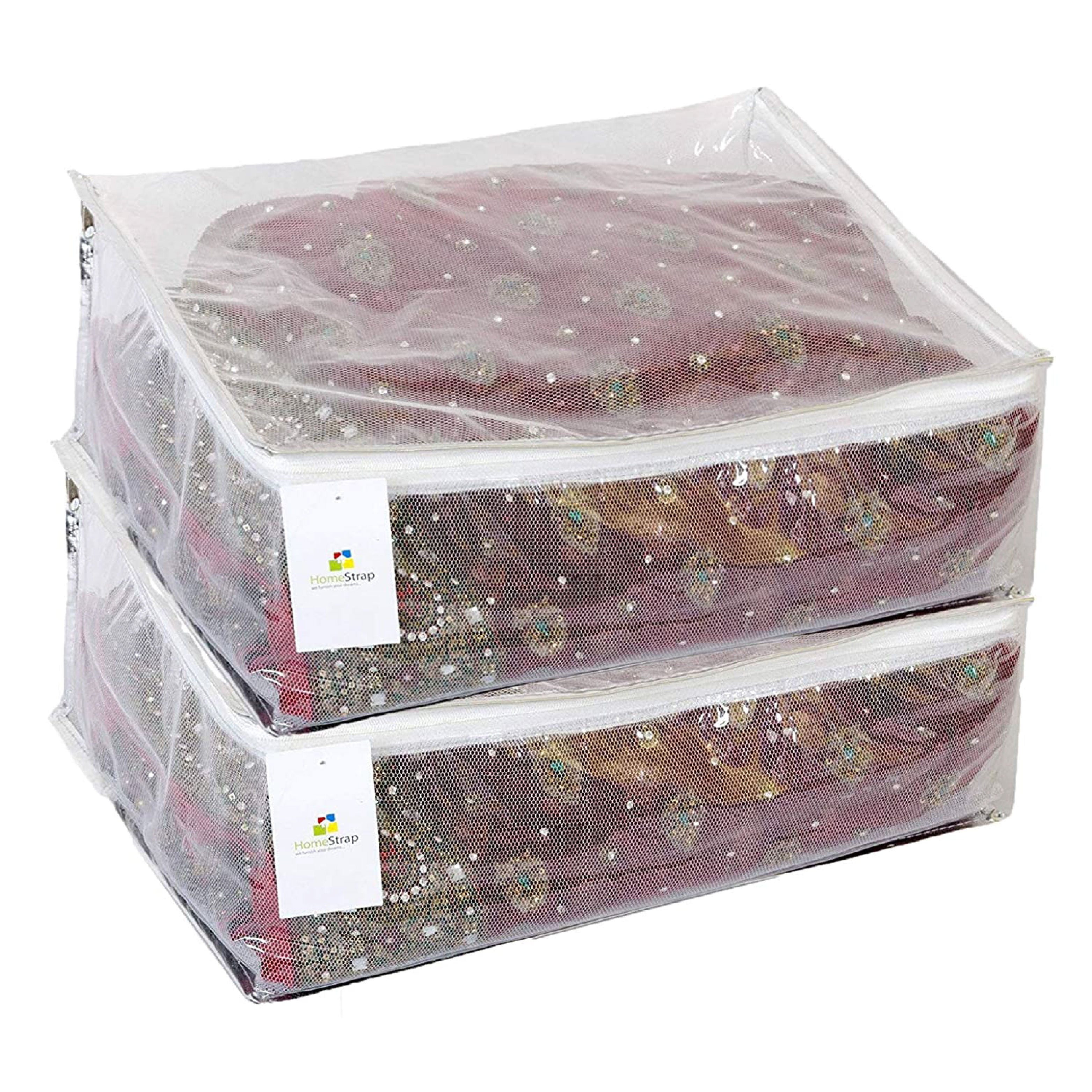 Transparent Saree Covers | Clothes Storage Bag