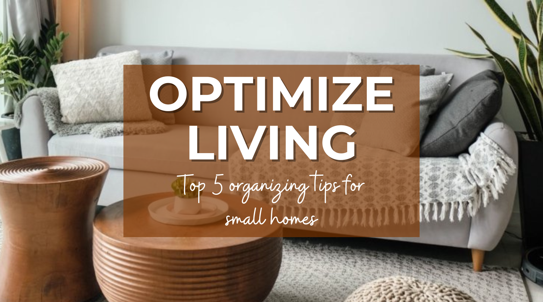 Optimize Living: Top 5 Organizing Tips for Small Homes