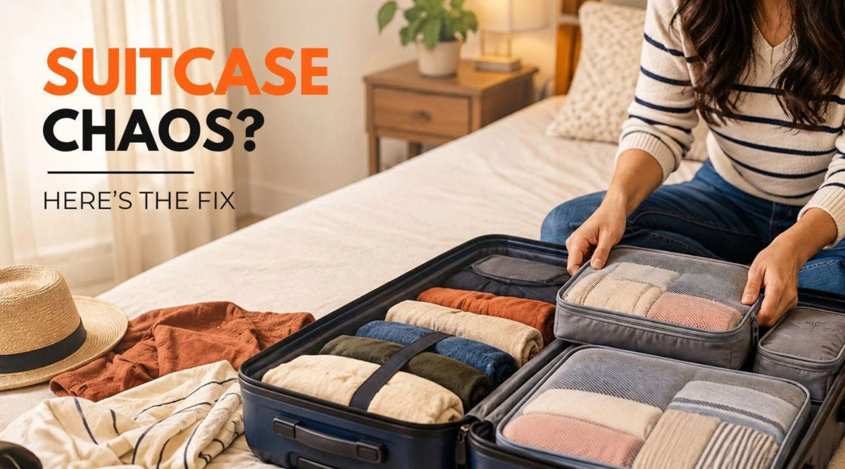 Travel packing hack for smart and space saving travellers