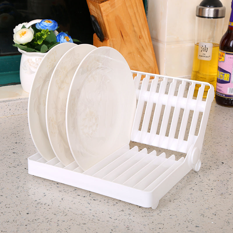 Dish Dock / Foldable Dish Drying Rack / Kitchen Dish Rack Plate Stand / Designer Dish Frame