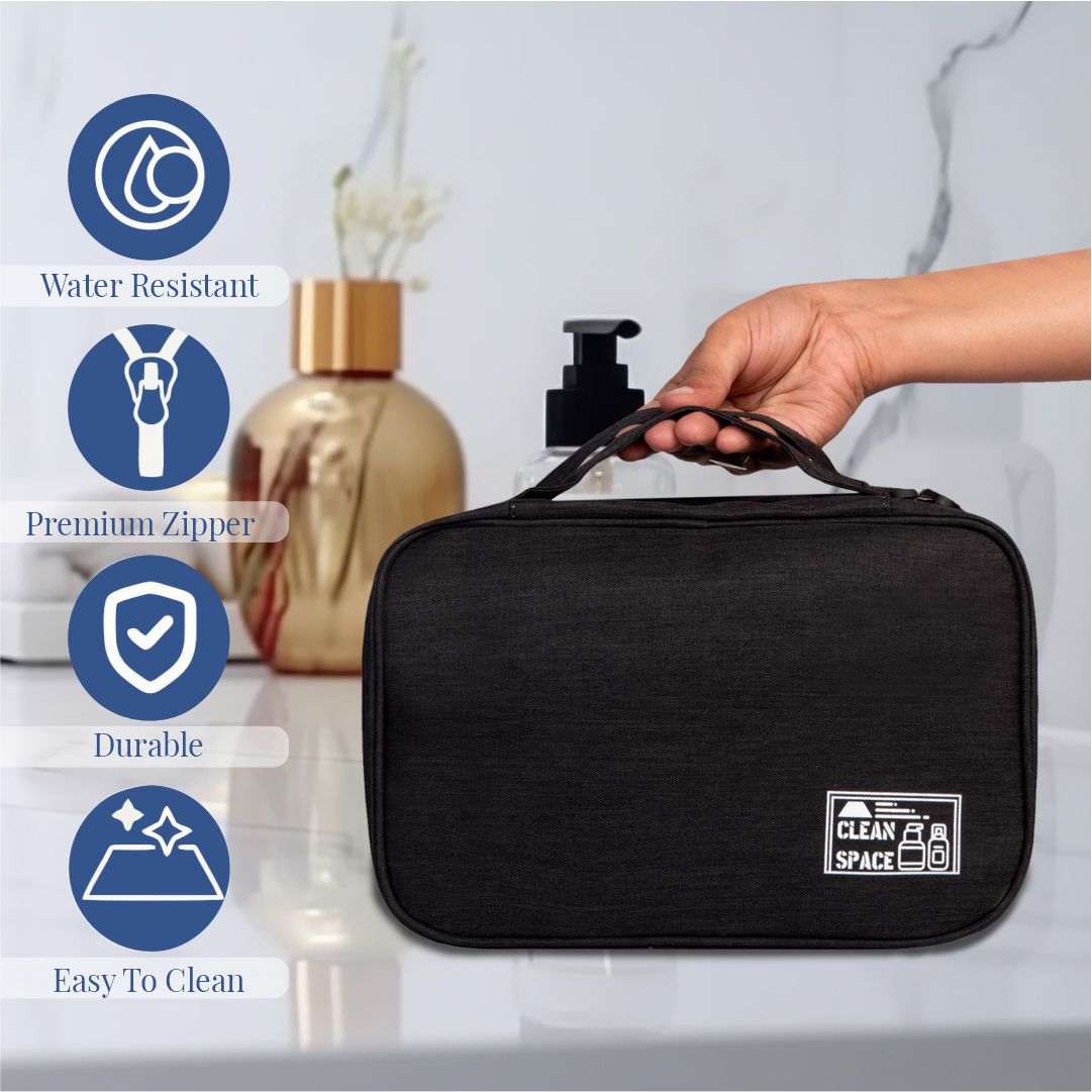 Bathroom Buddy | Hanging Cosmetic Toiletry Organizer Bag