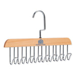 Multi Hook Hanger | Wooden Tie and Belt Hanger